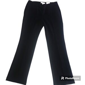 New NWT Chico Manhattan Straight Leg Pants Woman’s Size 1 (8/10) Black